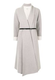 belted wool-blend coat