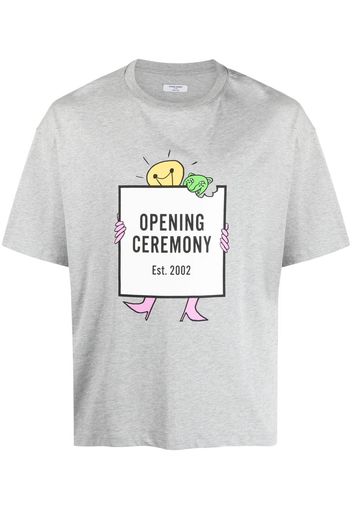 Opening Ceremony T-shirt con stampa - Grigio