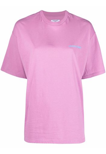 Opening Ceremony T-shirt Word Torch con logo - Rosa