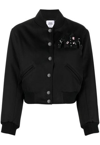 Opening Ceremony patch-detail bomber jacket - Nero