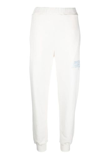 Opening Ceremony embroidered-logo slim track pants - Bianco