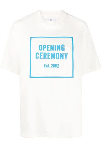 Opening Ceremony logo-print T-shirt - Toni neutri