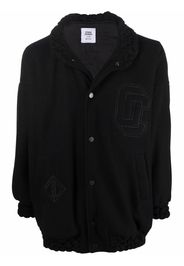 Opening Ceremony OC EMBRO. FELT VARSITY JACKET BLACK BLAC - Nero