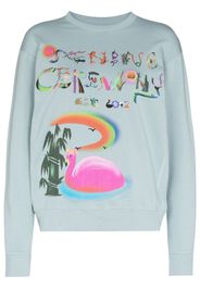 Opening Ceremony Chinese Letter print sweater - Blu