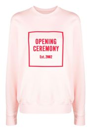 Opening Ceremony 3D box logo relaxed sweatshirt - Rosa