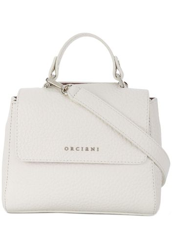 Orciani small boxy logo shoulder bag - Bianco