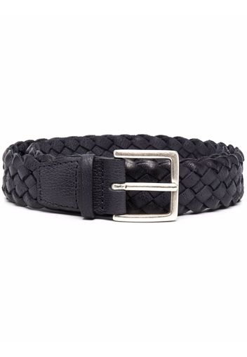 Orciani interwoven-design belt - Blu