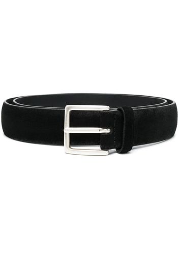 Orciani geometric buckle belt - Nero