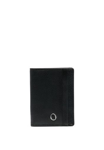 Orciani logo-plaque wallet - Nero