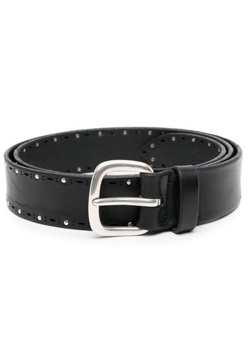 Orciani studded leather belt - Nero