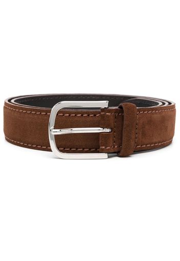 Orciani suede buckle belt - Marrone