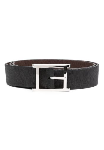 Orciani Chevrette reversible leather belt - Marrone