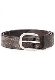 engraved leather belt
