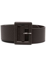 Orciani hammered leather belt - Marrone