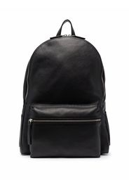 Orciani logo zipped backpack - Nero