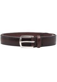 Orciani square-buckle leather belt - Marrone