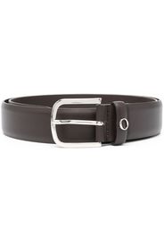 Orciani logo-plaque leather belt - Marrone