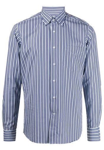 Orian stripe-print shirt - Blu