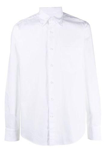 Orian long sleeve cotton shirt - Bianco