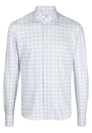 Orian Camicia a fiori - Bianco