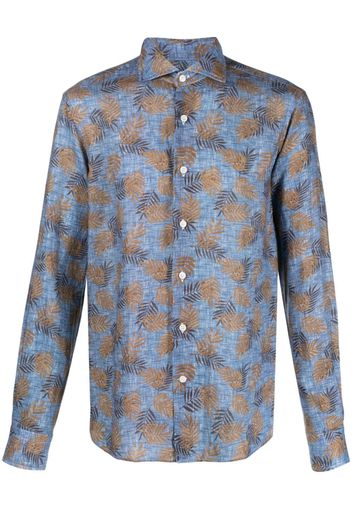 Orian Camicia con stampa - Blu