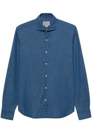 Orian chambray cotton shirt - Blu