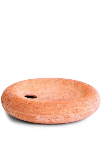 Origin Made large Salt clay vase (6,5cm) - Arancione