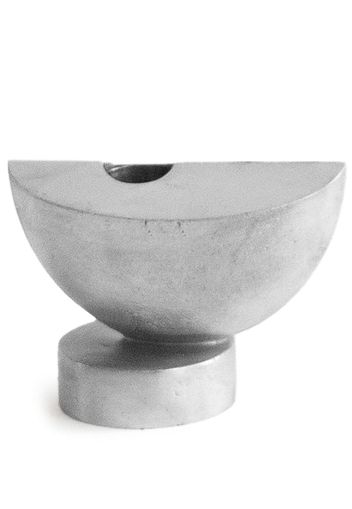 Origin Made Poise horizontal aluminium candle holder - Argento