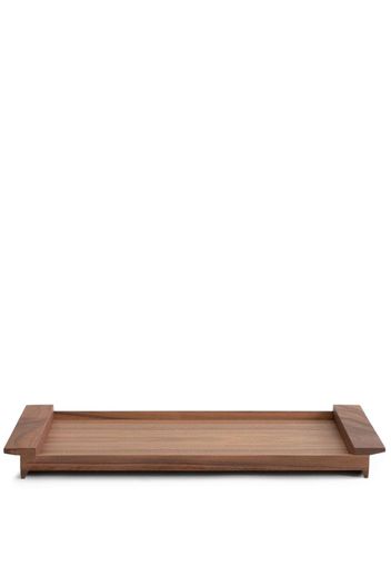 Origin Made medium Ponte wood tray - Marrone