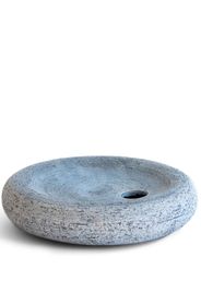 Origin Made large Salt clay vase (6,5cm) - Blu