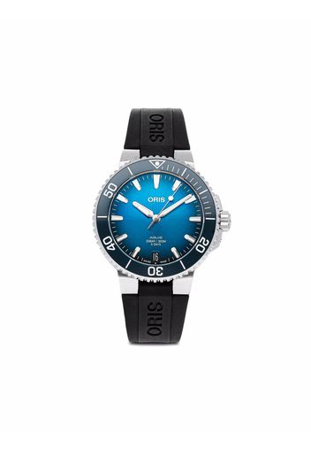 Oris 2021 pre-owned Aquis Date 41mm - Blu