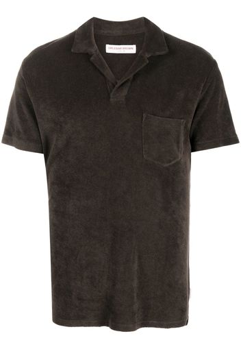 Orlebar Brown Polo Terry - Marrone