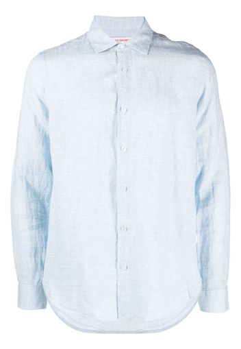 Orlebar Brown long-sleeve button-fastening shirt - Blu