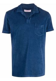 Orlebar Brown short-sleeved polo shirt - Blu