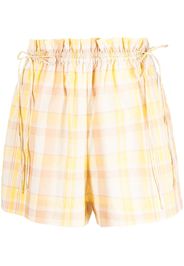 Oroton Shorts a quadri - Giallo