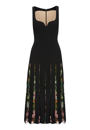 Oscar de la Renta pleated mini dress - Nero