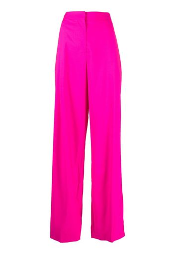 Oscar de la Renta high-waisted palazzo trousers - Rosa