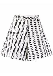 Oscar de la Renta Shorts a righe - Bianco