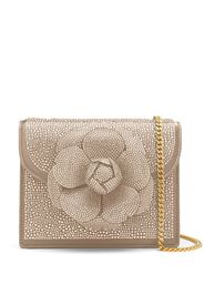 Oscar de la Renta Pave Crystal Mini Tro bag - Toni neutri