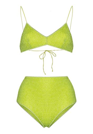 Oséree Lumiere high waisted bikini set - Verde