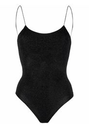 Noire Swimwear Costume intero con cintura - Rosso