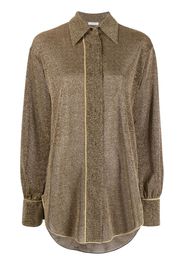 Oséree Lumière oversized button-up shirt - Toni neutri