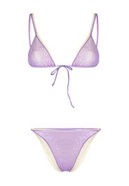 Oséree double-layer triangle bikini - Viola