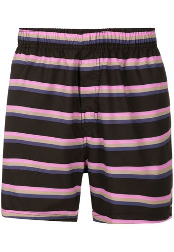 Osklen Shorts a righe - Nero