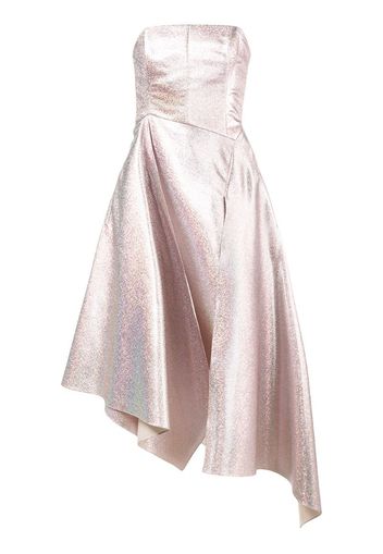 Vestito da sera glitter senza spalline