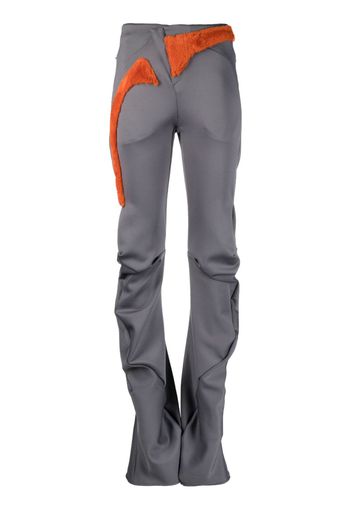 Ottolinger high-waisted flared trousers - Grigio