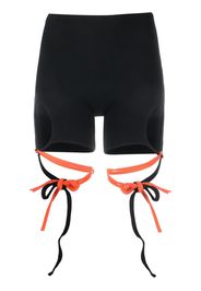 Ottolinger Lounge Rib Wrap shorts - Nero