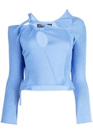 Ottolinger Top con dettaglio cut-out - Blu