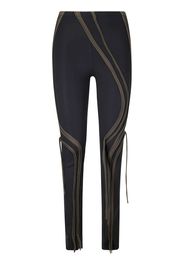 Ottolinger appliqué leggings - Nero