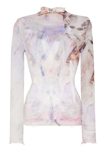 abstract print top